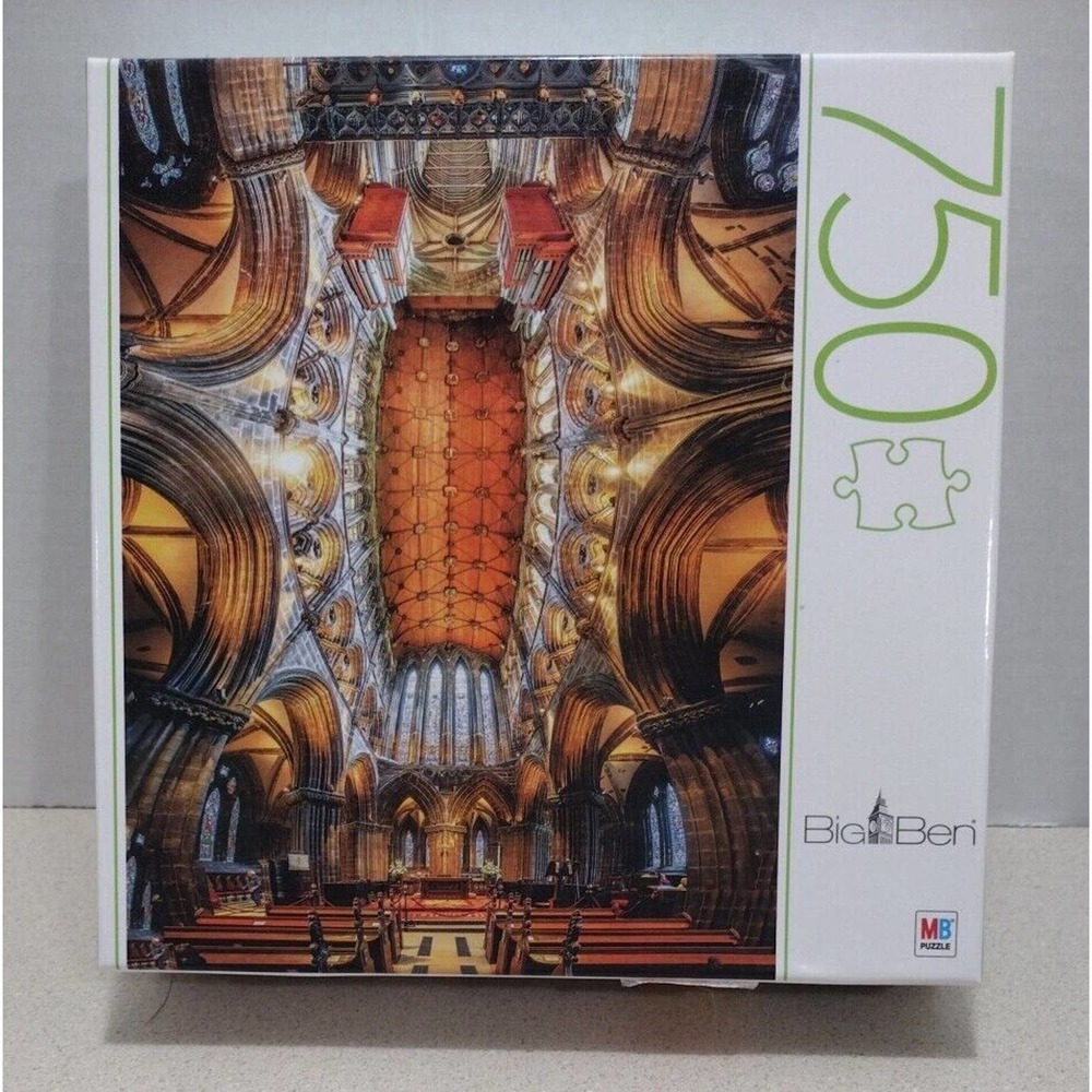 Big Ben - Panorama of Glasgow Cathedral - 750 piece puzzle - SEALED NEW IN BOX!!